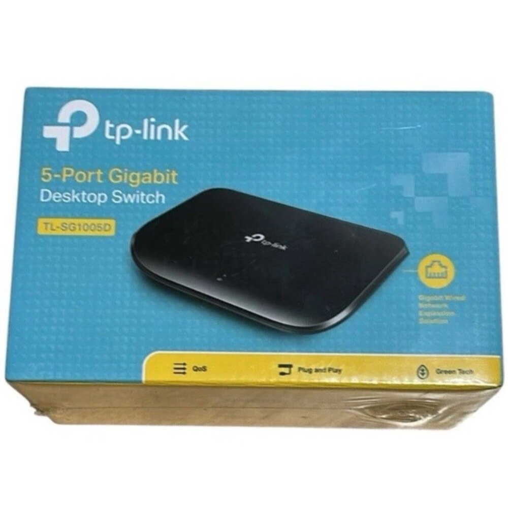 TP-Link TL-SG1005D 5-Port 10/100/1000Mbps Gigabit Ethernet Desktop Switch